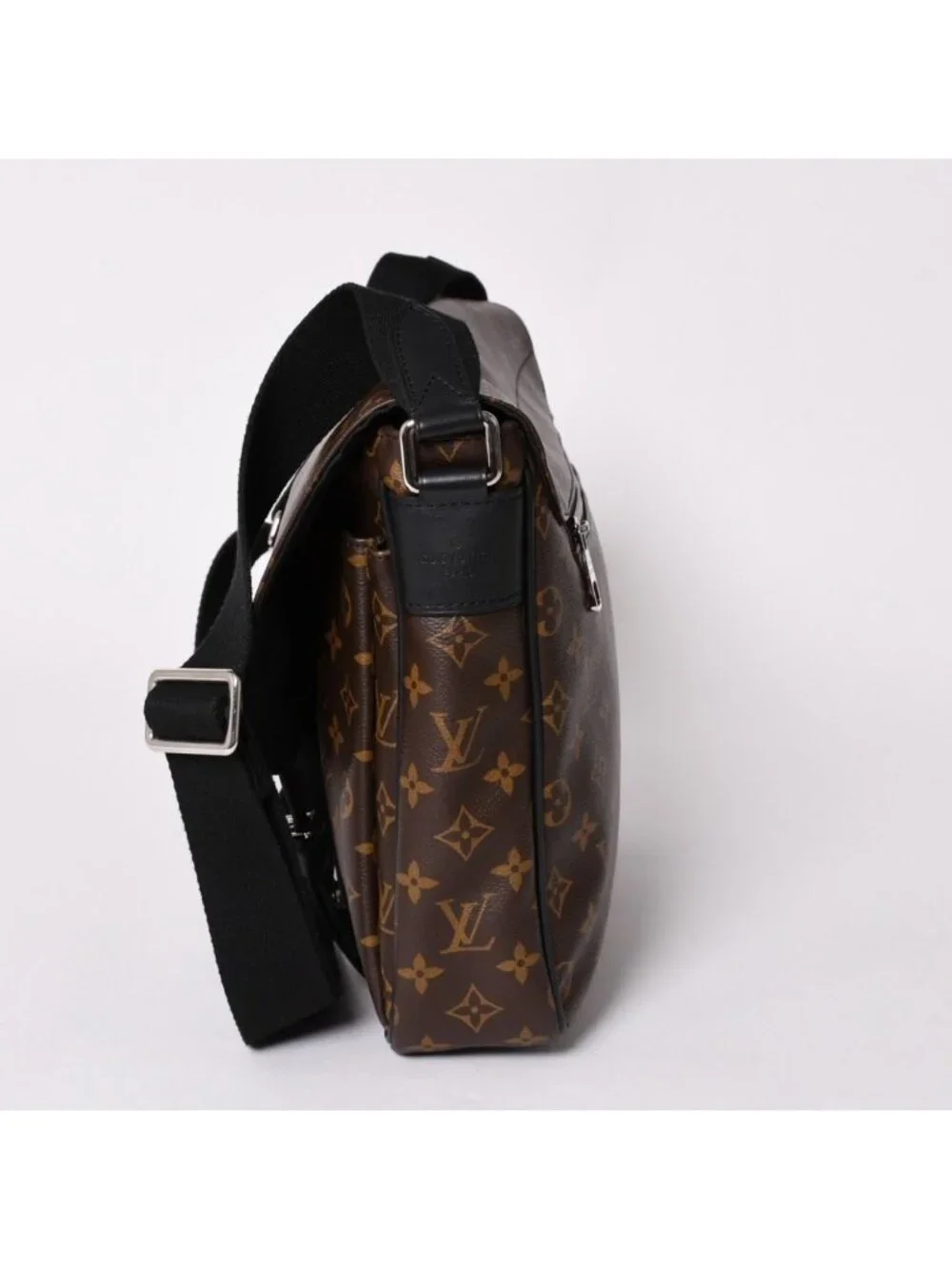 Louis Vuitton Christopher Messenger Bag Monogram Macassar Leather Brown